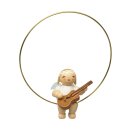 Christbaumengel im Ring, mit Gitarre