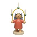 Kronenengel mit Lichterbogen und Kerzen