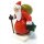 Weihnachtsmann mit Baum und Stock*