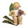 Engel mit Lebkuchen und Apfel auf Klemme blond