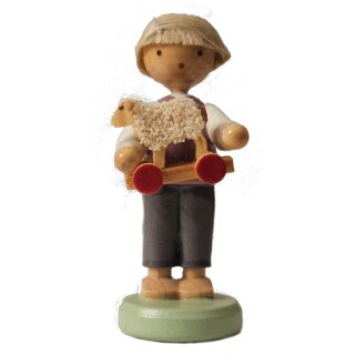 Junge mit Lämmchen*