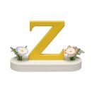 Buchstabe Z, mit Blumen