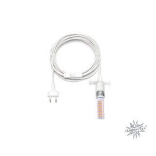 Kabel für i4-i8 für Papiersterne, 4m weiß