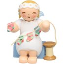 Margeritenengel mit Adventskalender