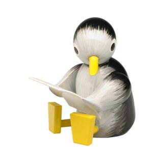 Pinguin, gro&szlig;, lesend
